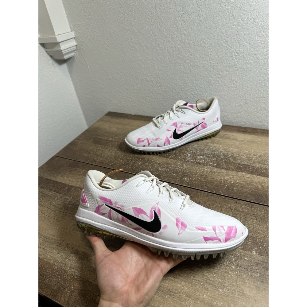 SAMPLE Men's Nike Lunar Control Vapor 2 Golf Shoes Cleats Sz 10.5 Pink Floral‎
